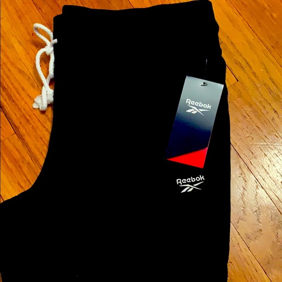 Reebok Logo Drawstring Bottom Banded Pant - Picture 2 of 5